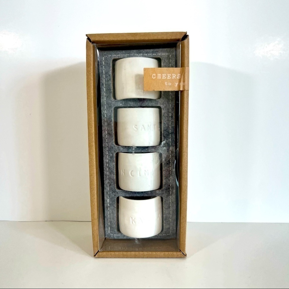 NWT Anthropologie Ceramic Napkin Rings
